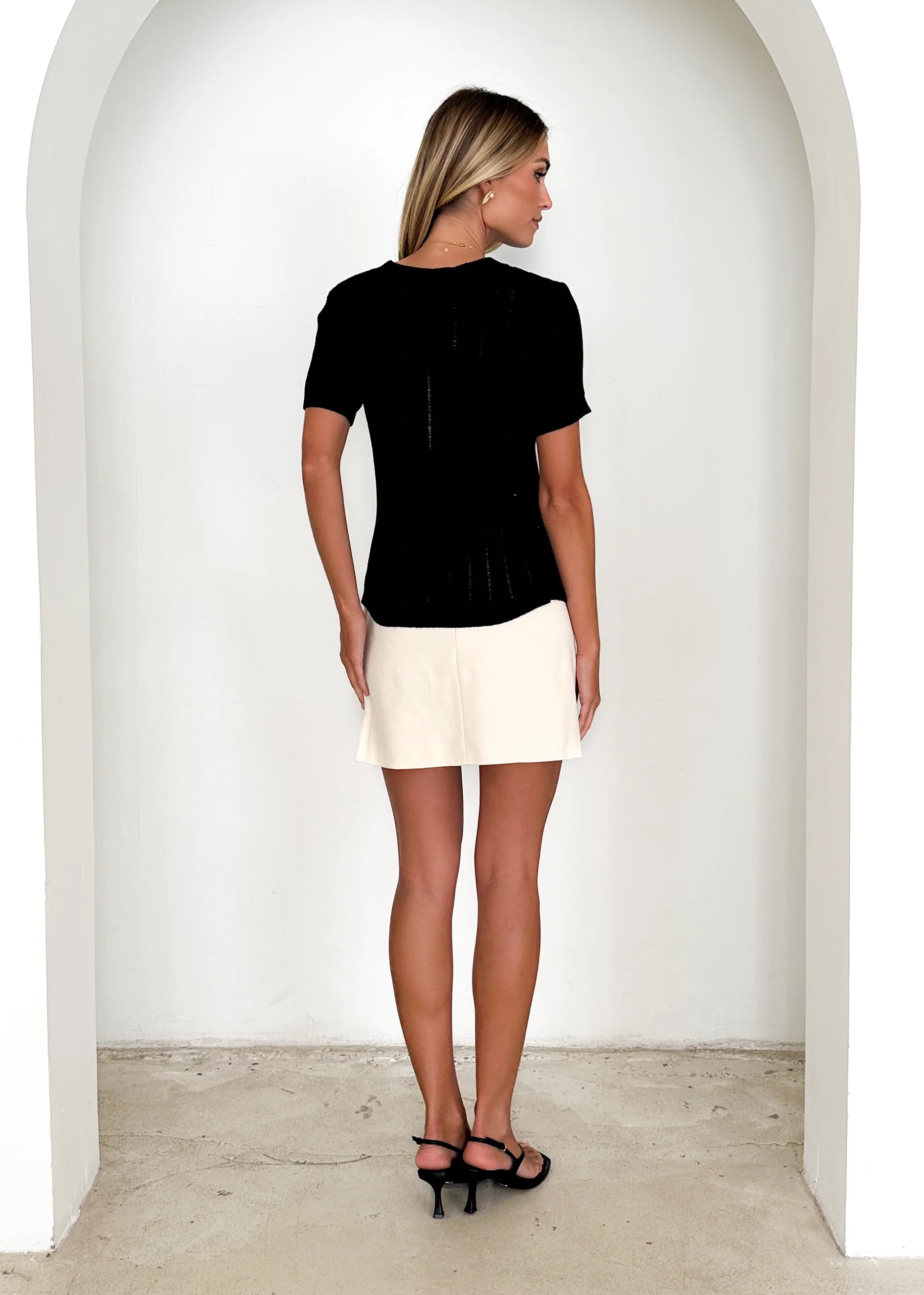 Sanoma Knit Top - Black