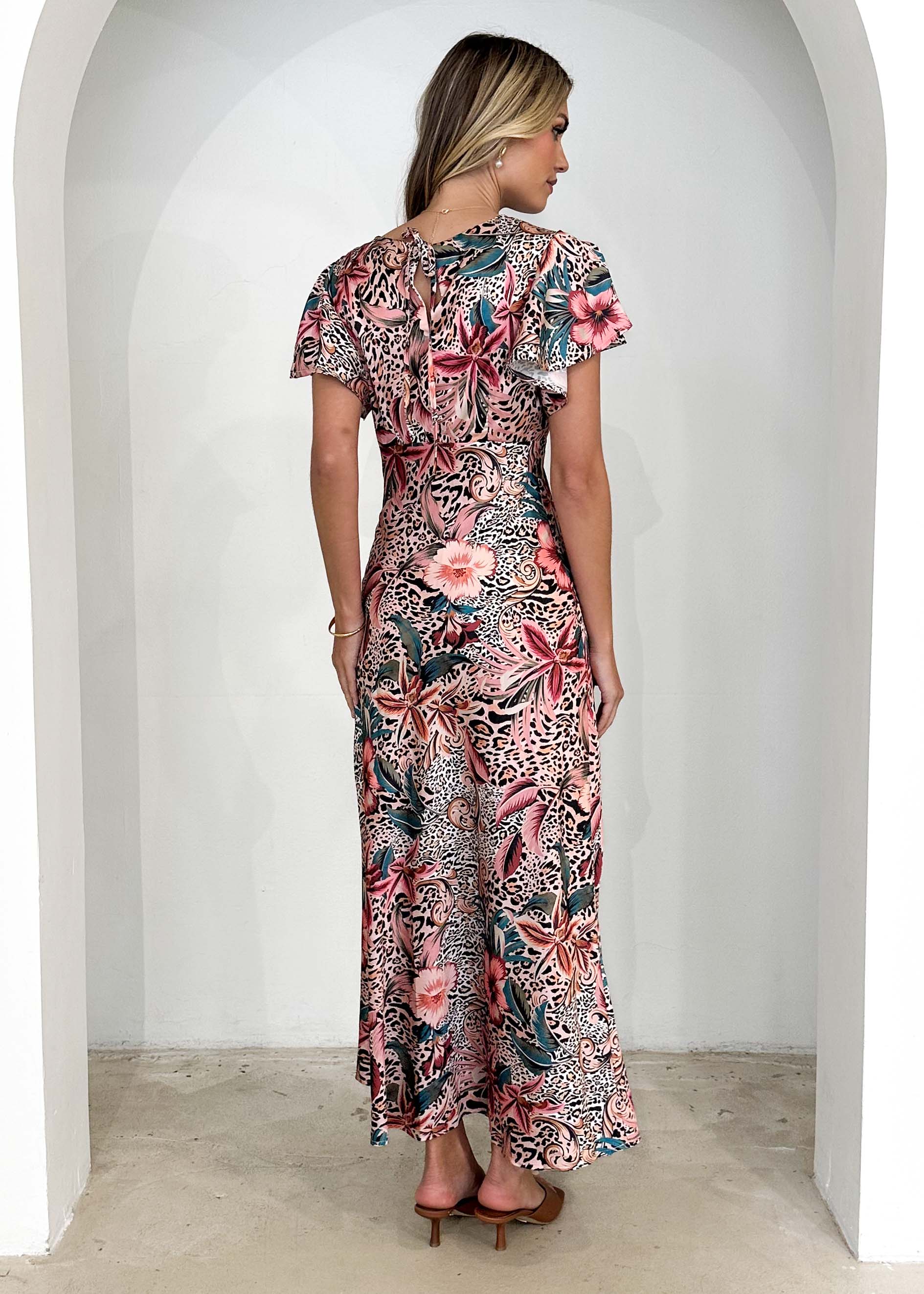 Mintoe Maxi Dress - Jungle Paradise