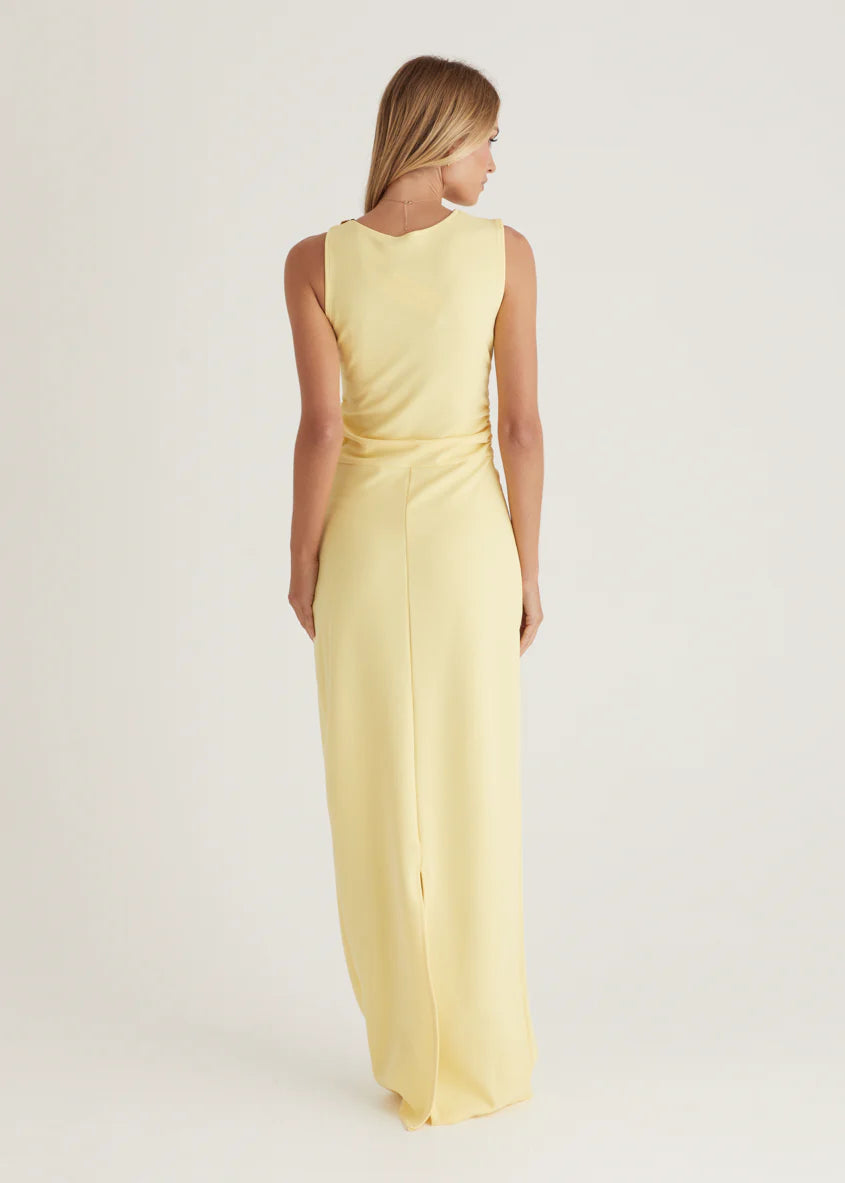 Rosita Maxi Dress - Lemon