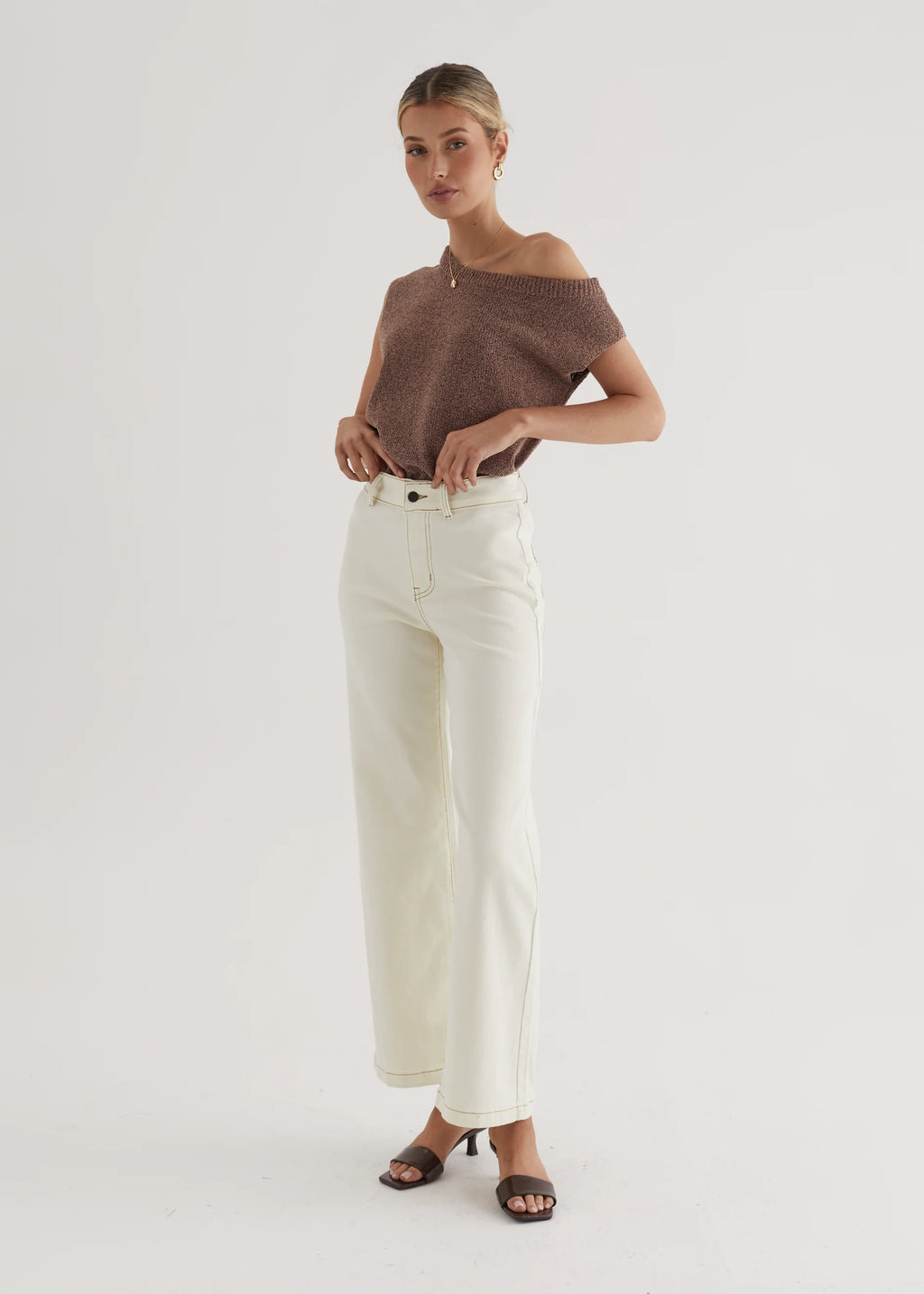 Carmina Stretch Jeans - Sand