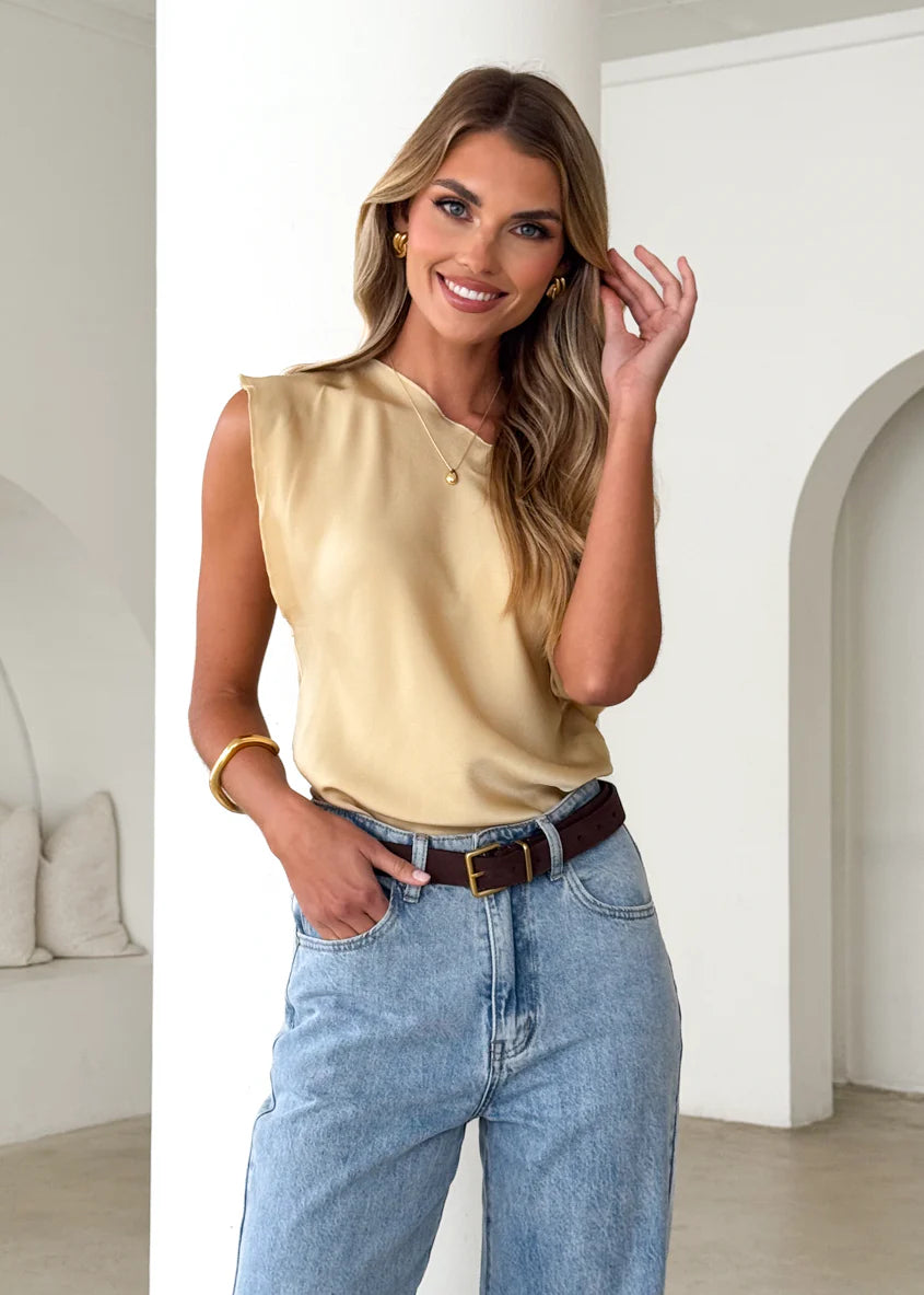 Geranium Top - Lemon