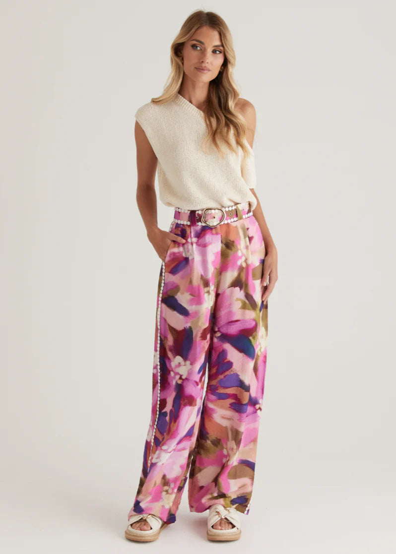 Sariyah Pants - Orchid Floral