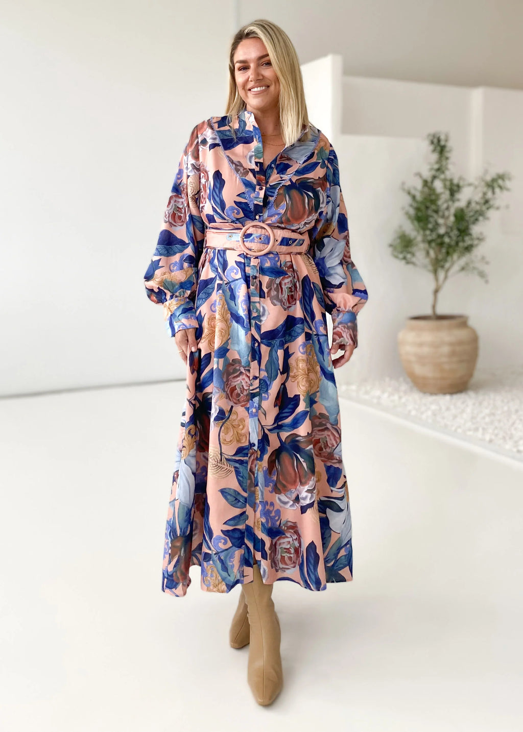 Vanner Maxi Dress - Roza