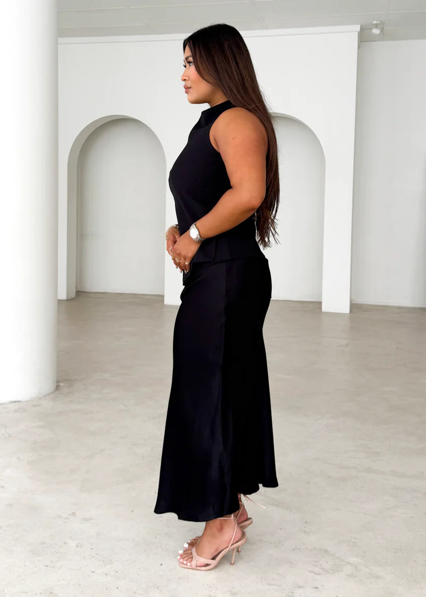 Vera Maxi Skirt - Black