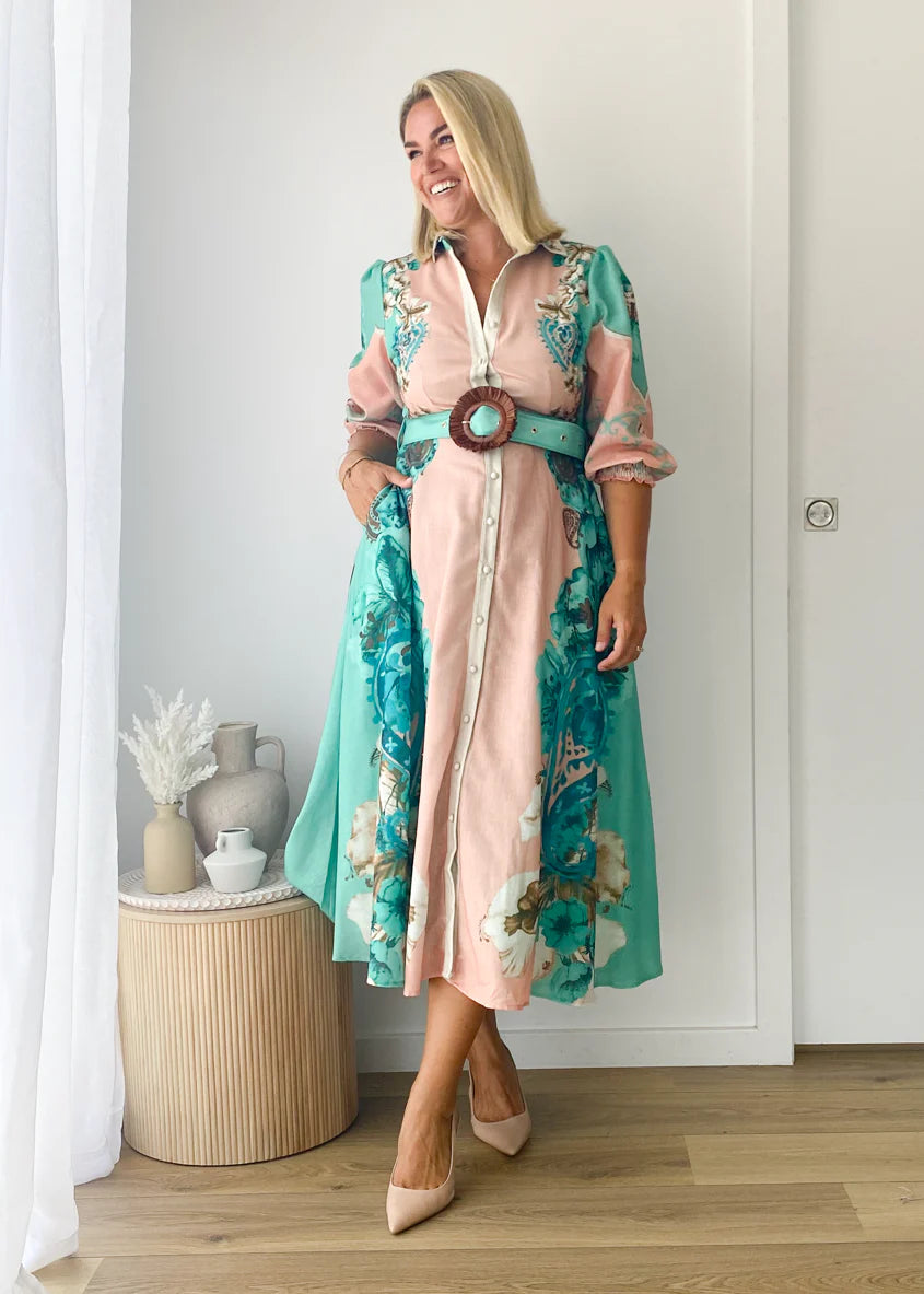 Pip Midi Dress - Willow Floral