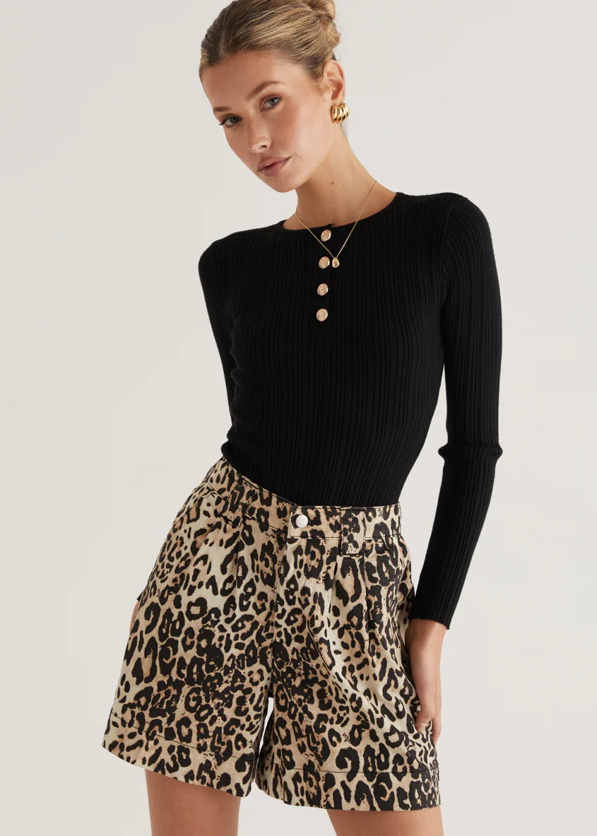 Annabelle Shorts - Leopard