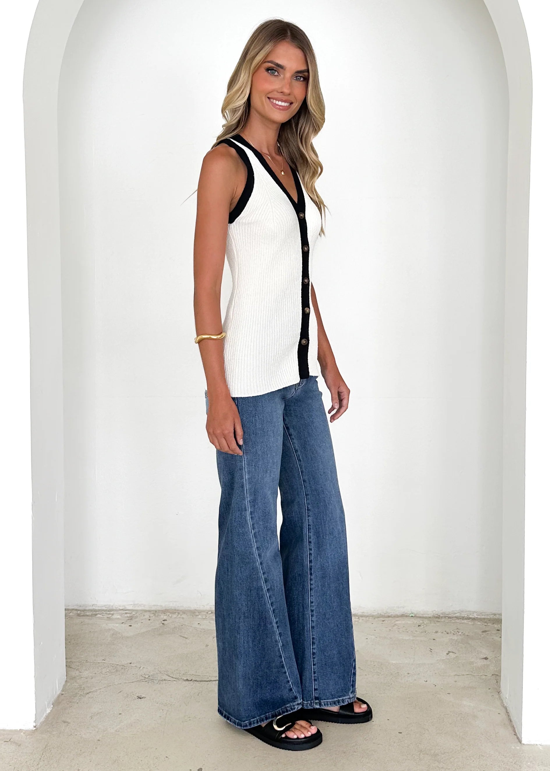 Zambezi Knit Top - Off White