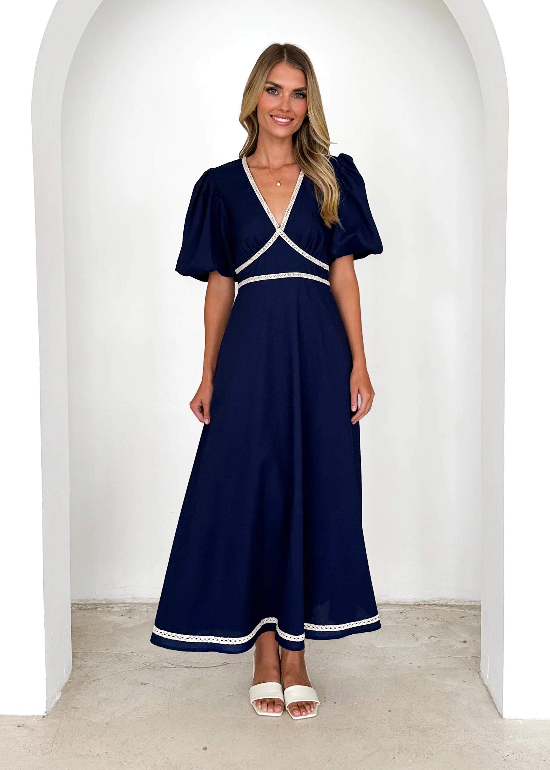Ellodie Maxi Dress - Navy