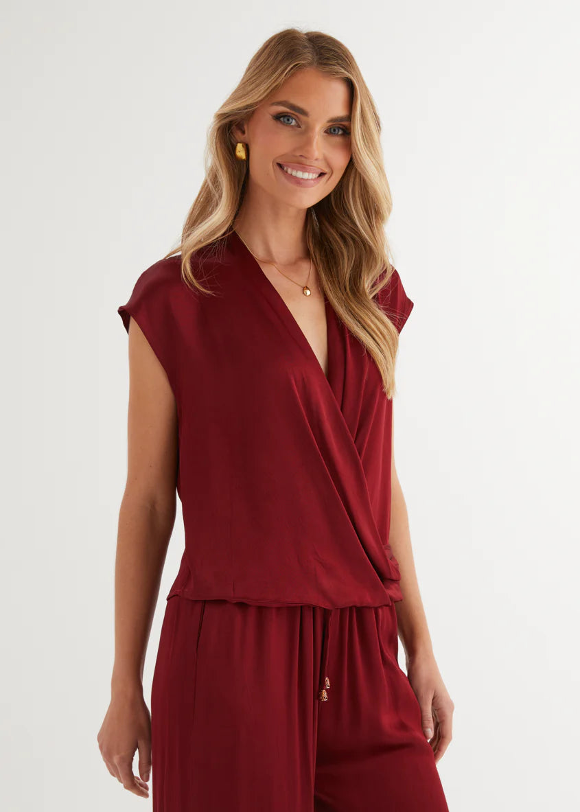 Charlie Top - Burgundy