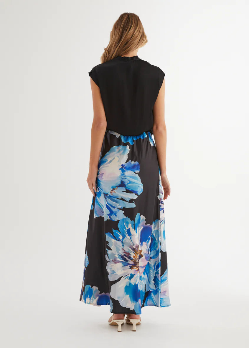 Allie Maxi Skirt - Midnight Bloom