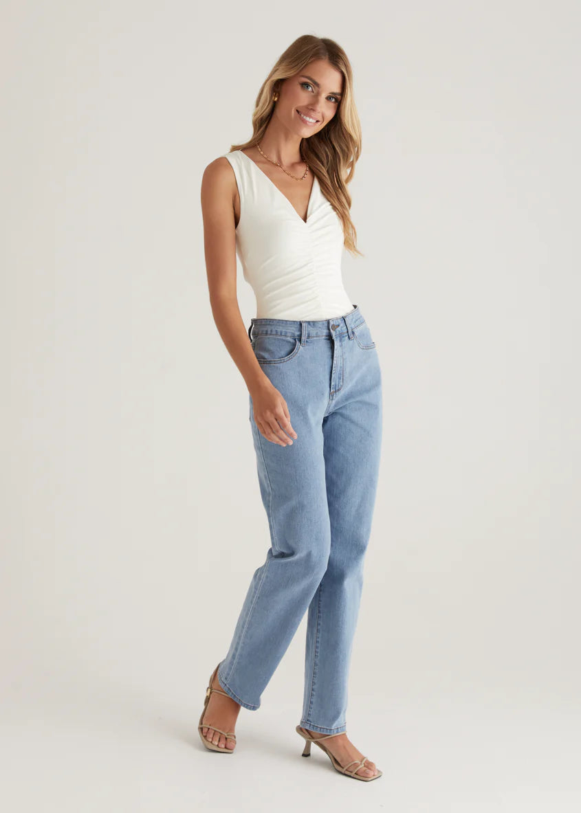 Isobel Stretch Jeans - Light Blue