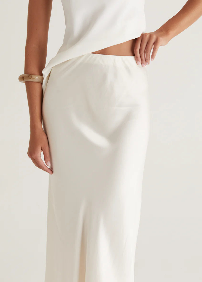 Vera Maxi Skirt - Cream