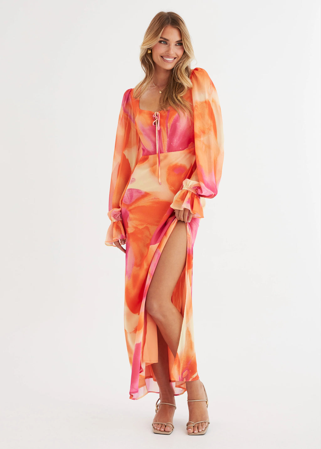 Soiree Maxi Dress - Sunset Floral
