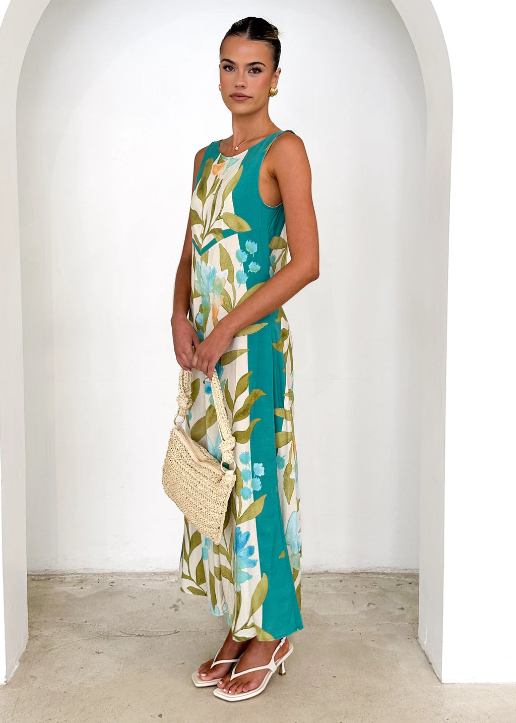 Amira Maxi Dress - Himalayan Poppy