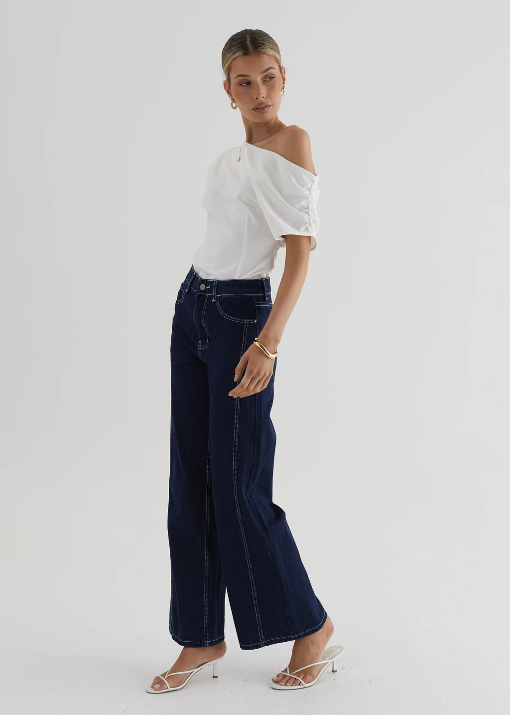 Bayse Off Shoulder Top - Off White