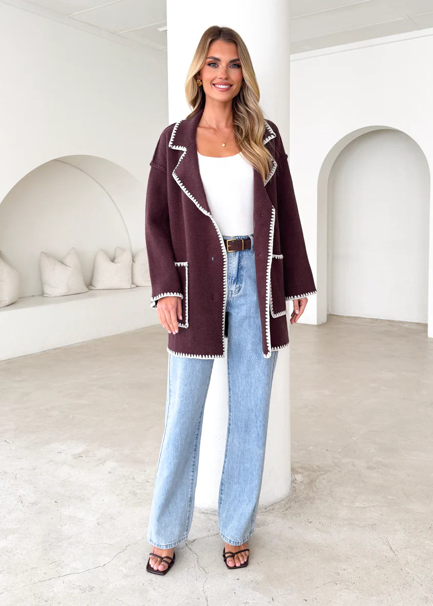 Harlo Cardigan - Espresso