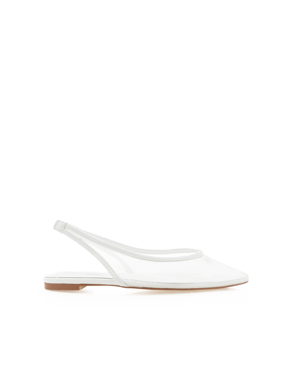 Margot Flats - White Mesh