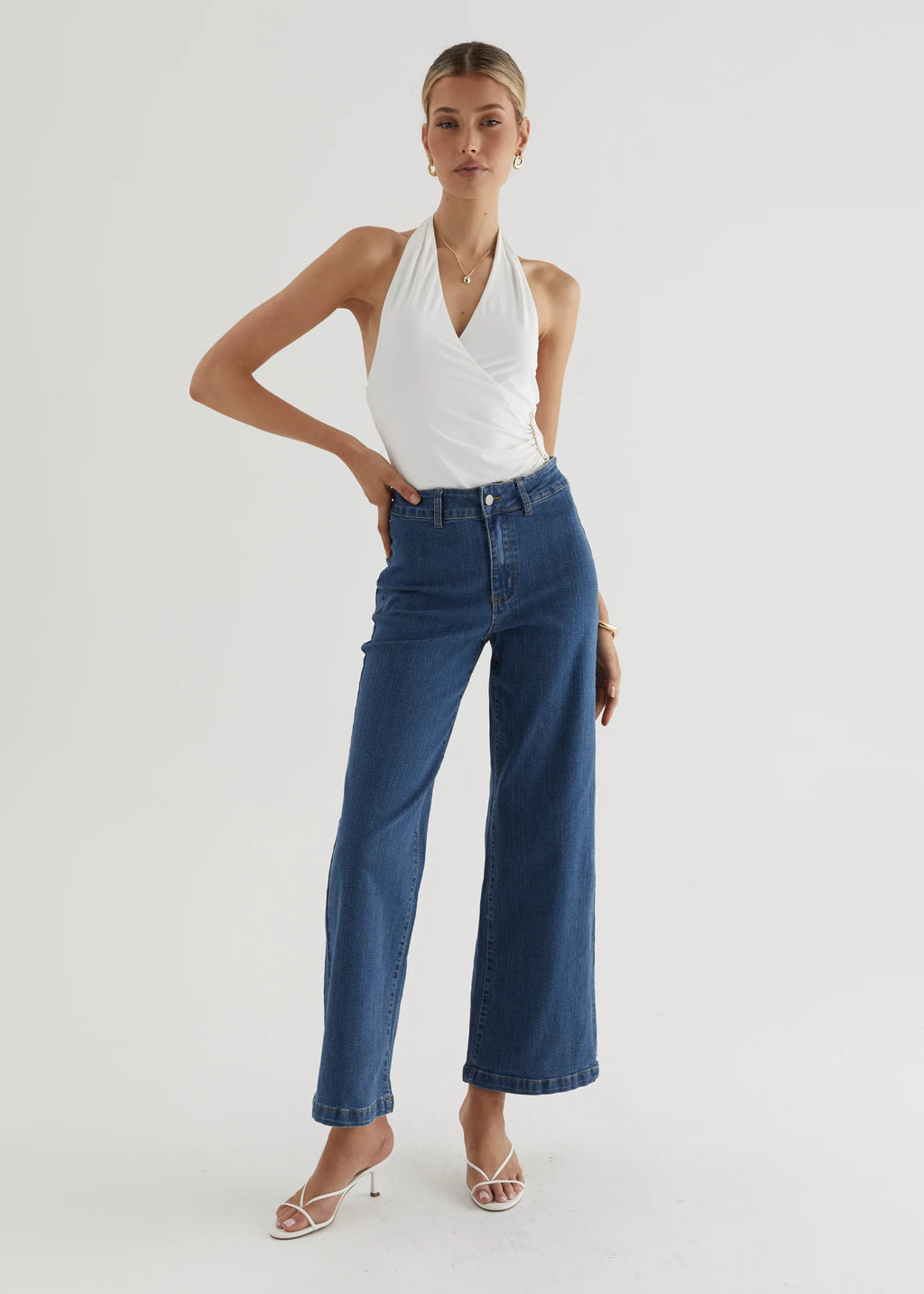 Carmina Stretch Jeans - Mid Blue