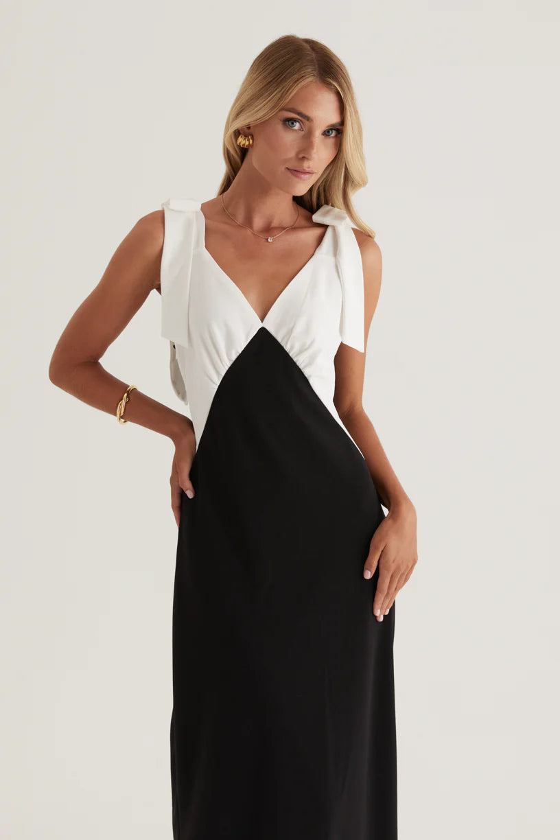 Formation Maxi Dress - Black Splice