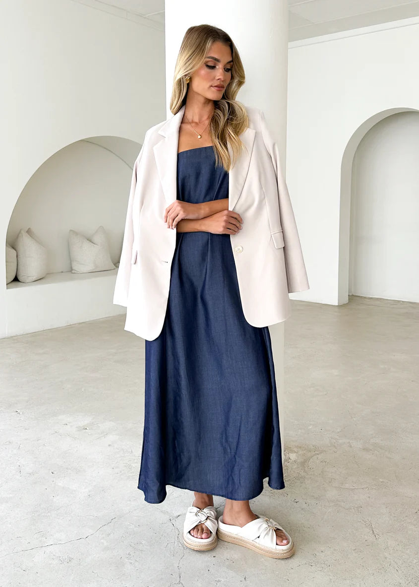 Sascha Maxi Dress - Indigo