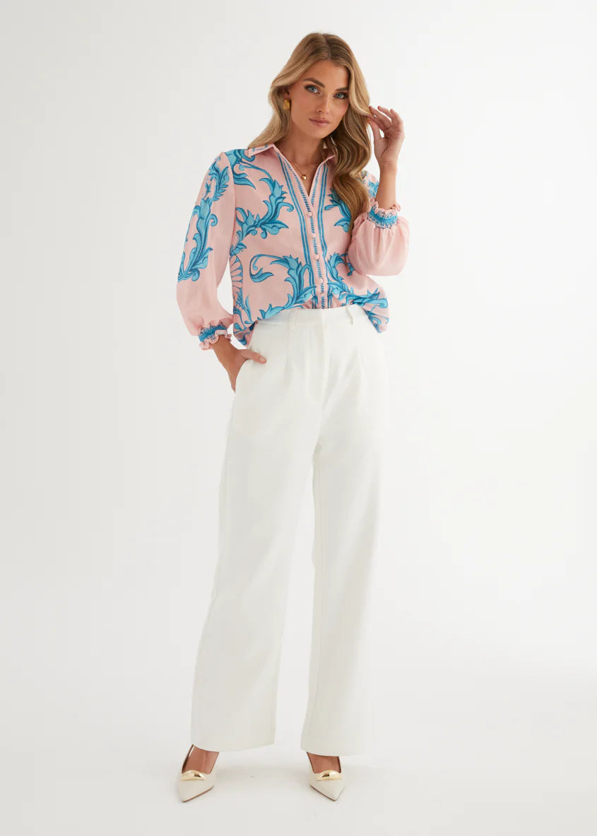 Bailee Shirt - Pink Zayna