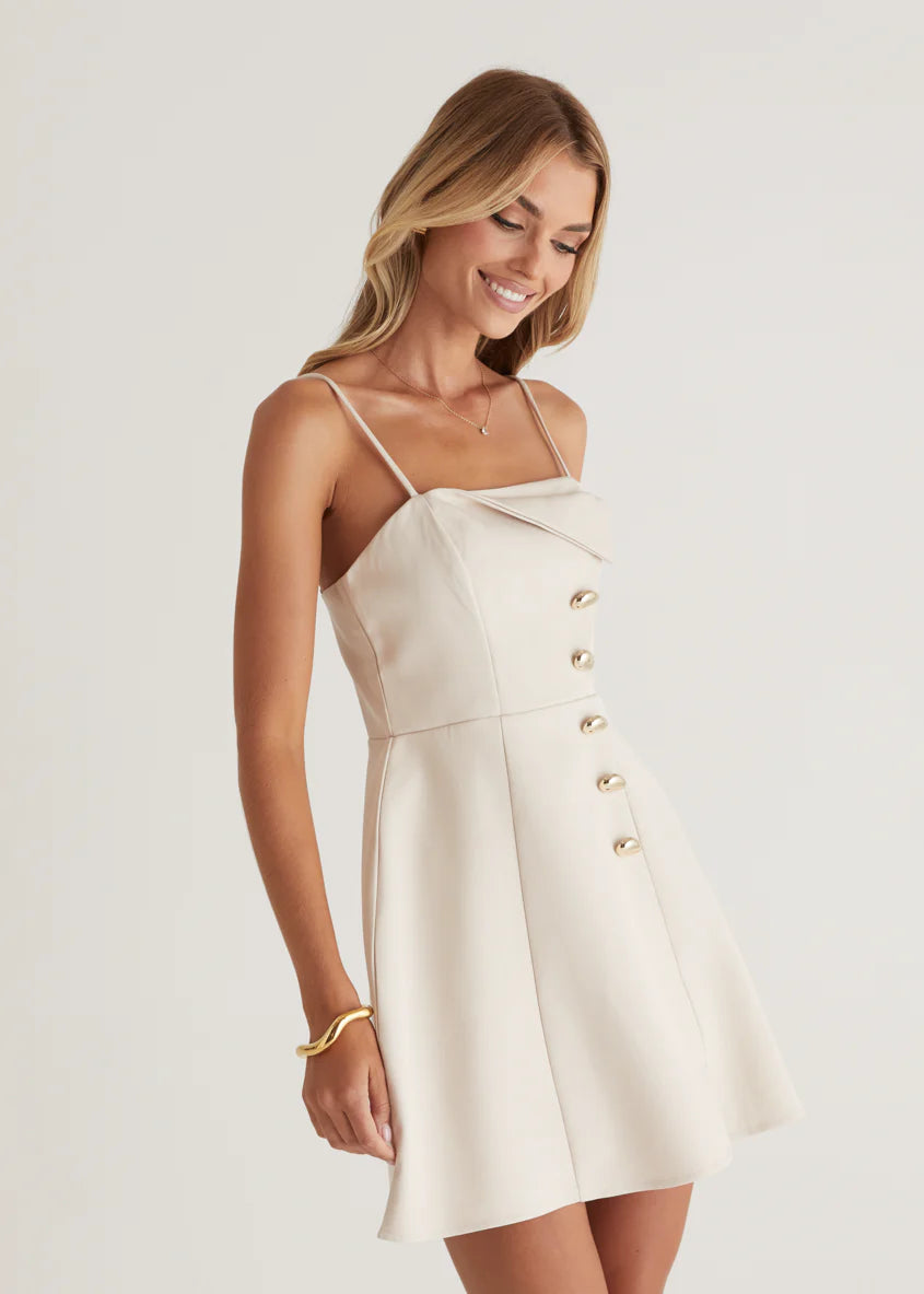 Nathalia Dress - Bone