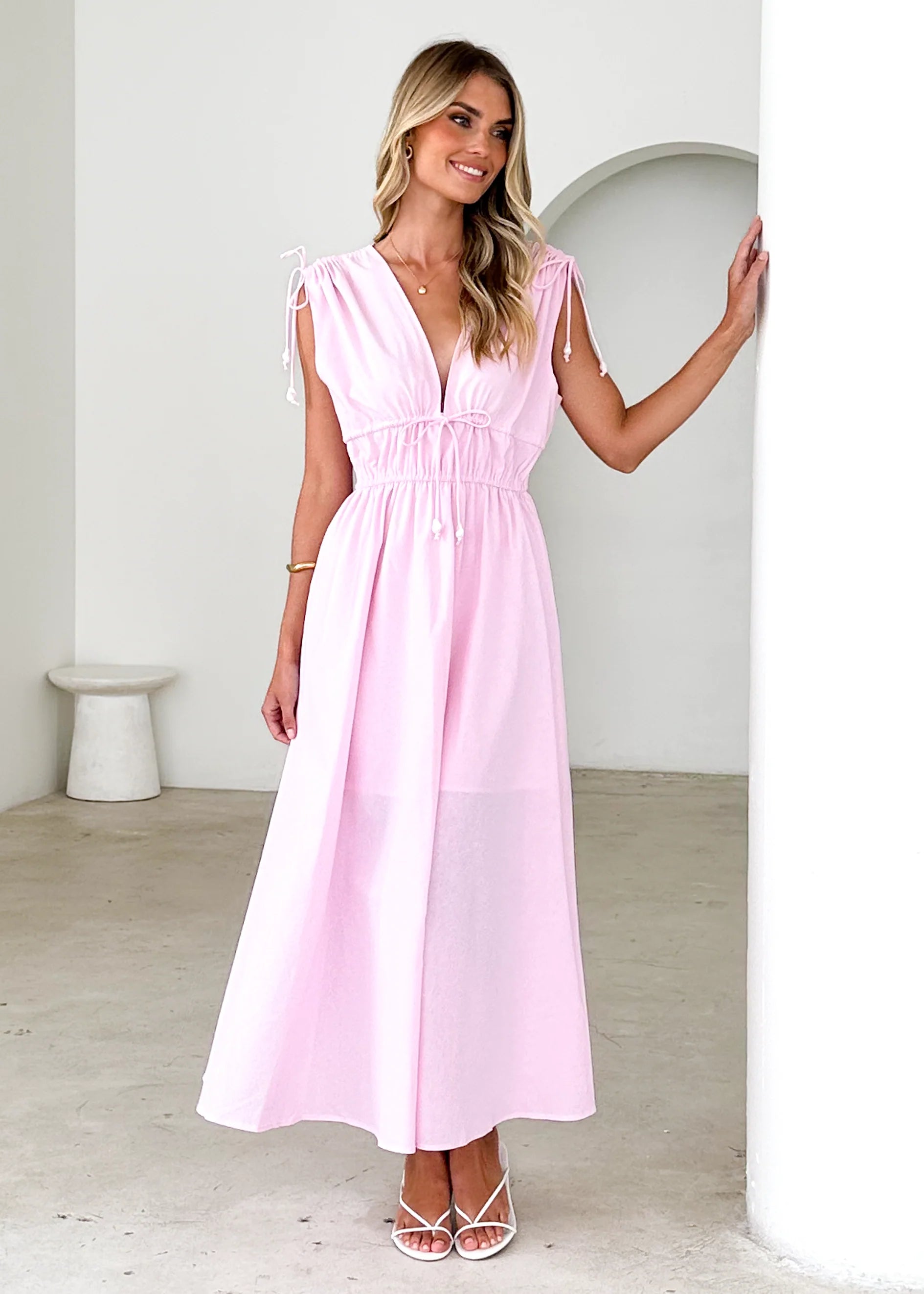 Genovia Maxi Dress - Pink