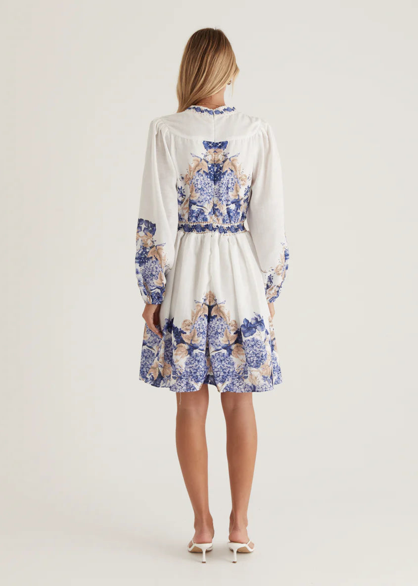 Veracruz Dress - White Hydrangea