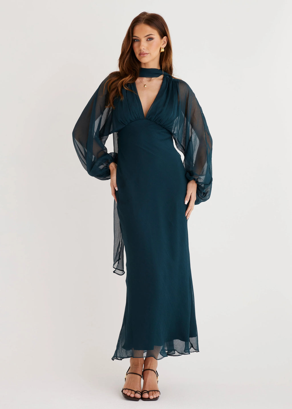 Rosabella Maxi Dress - Teal