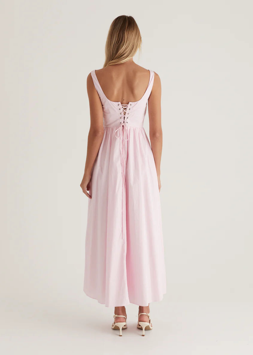 Haven One Shoulder Maxi Dress - Blush