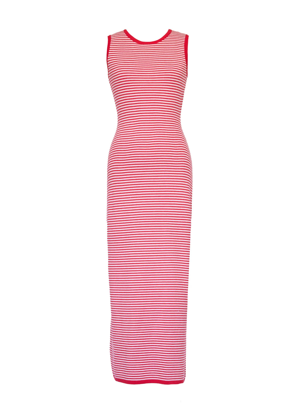 Elerey Knit Maxi Dress - Red Stripe