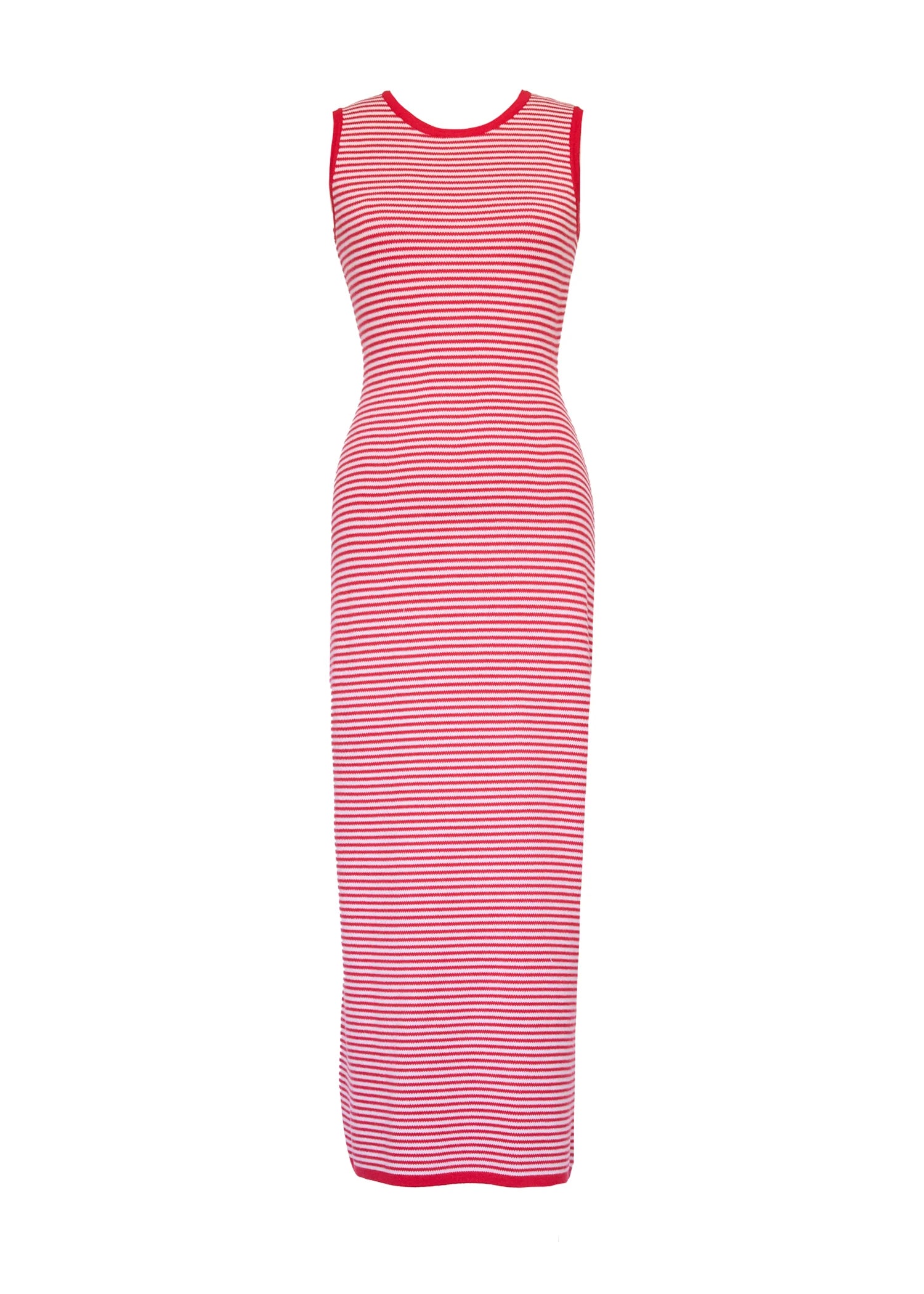 Elerey Knit Maxi Dress - Red Stripe