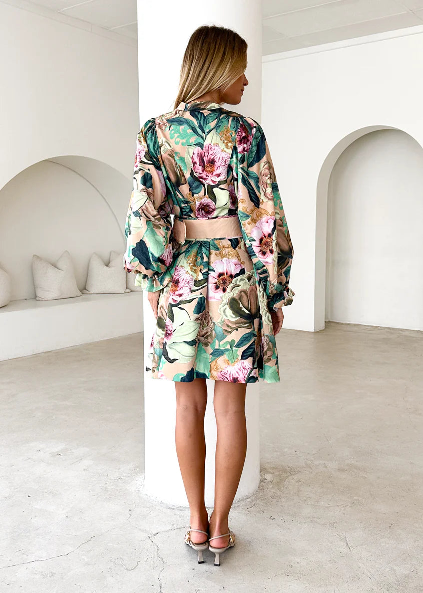 Angelina Dress - Mocha