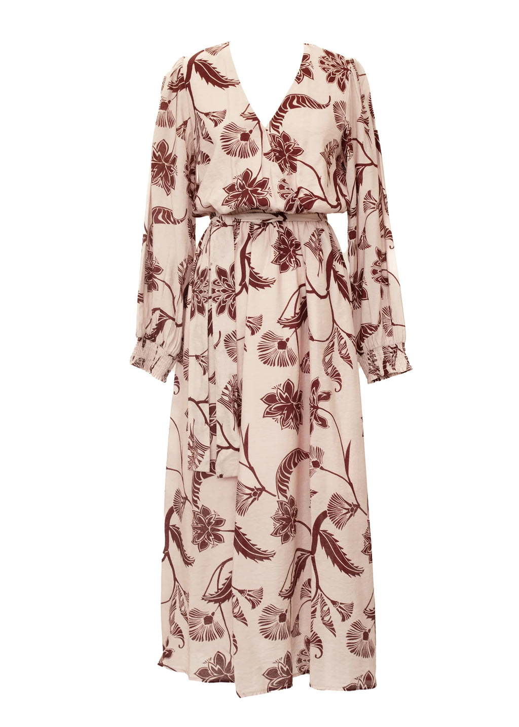 Runaway Maxi Dress - Blush Floral