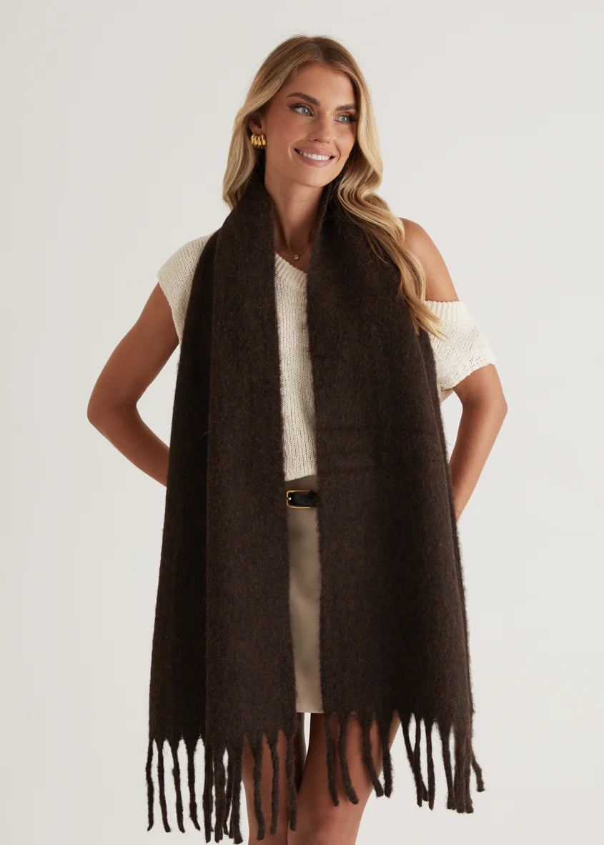 Charli Scarf - Dark Choc