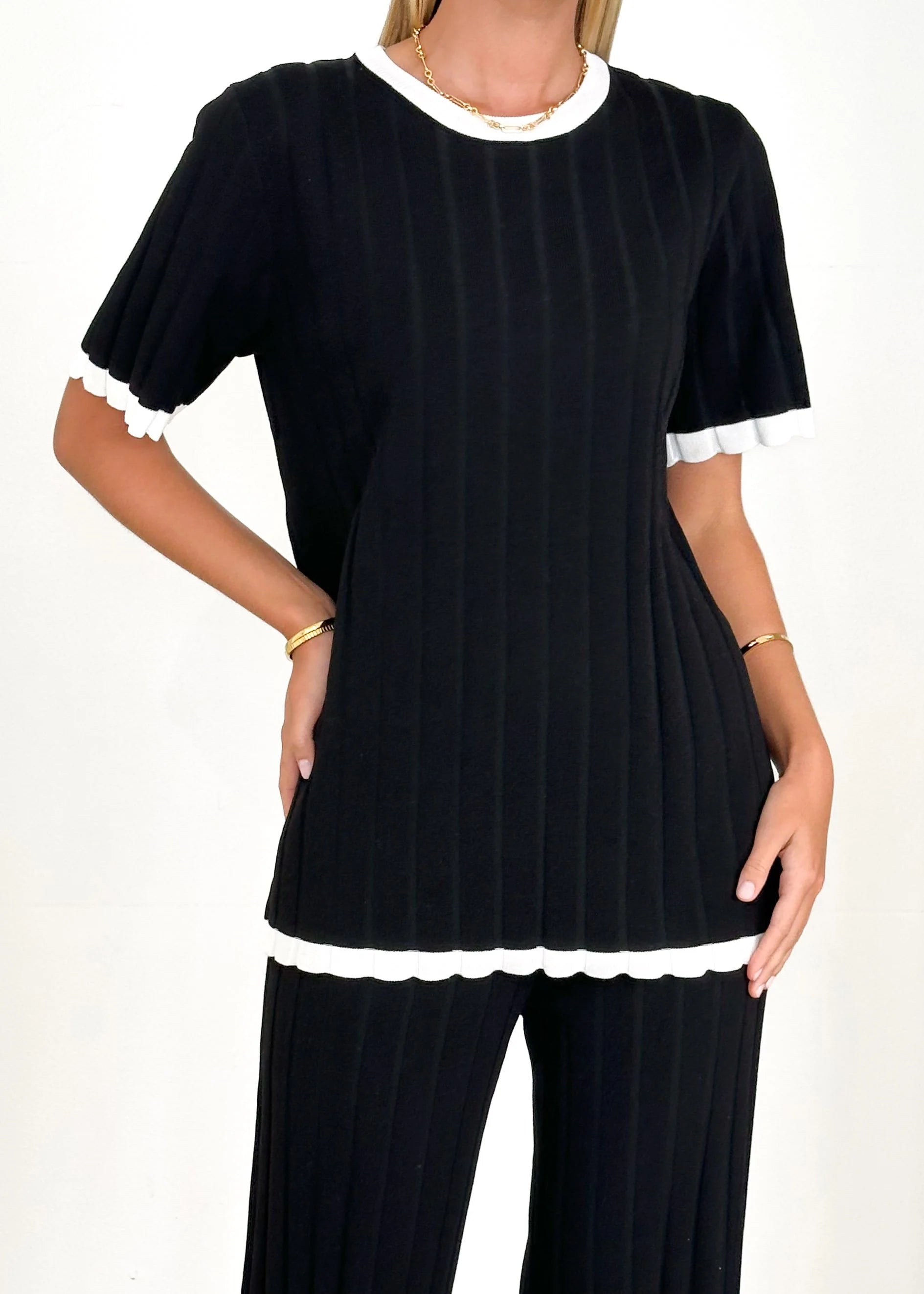 Tienna Knit Pants - Black