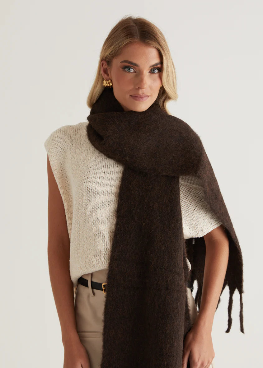 Charli Scarf - Dark Choc