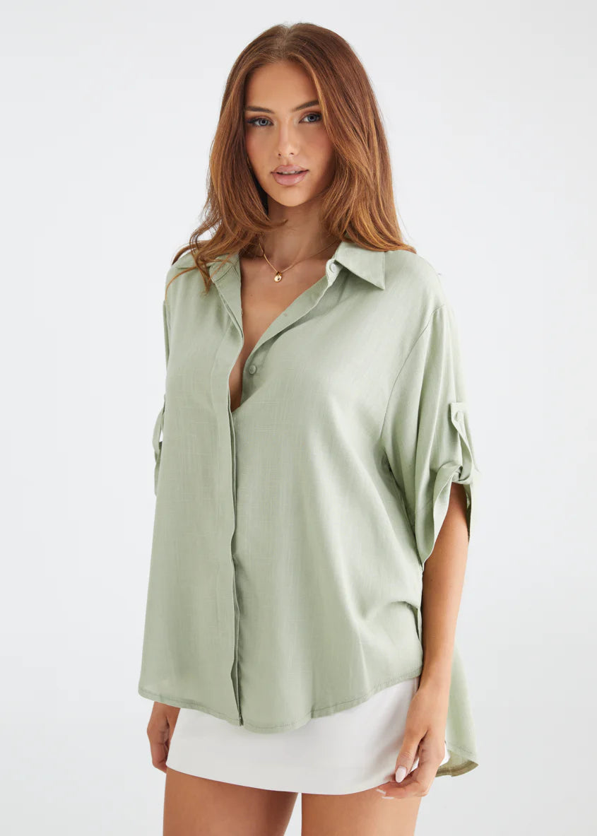 Kinsley Shirt - Sage