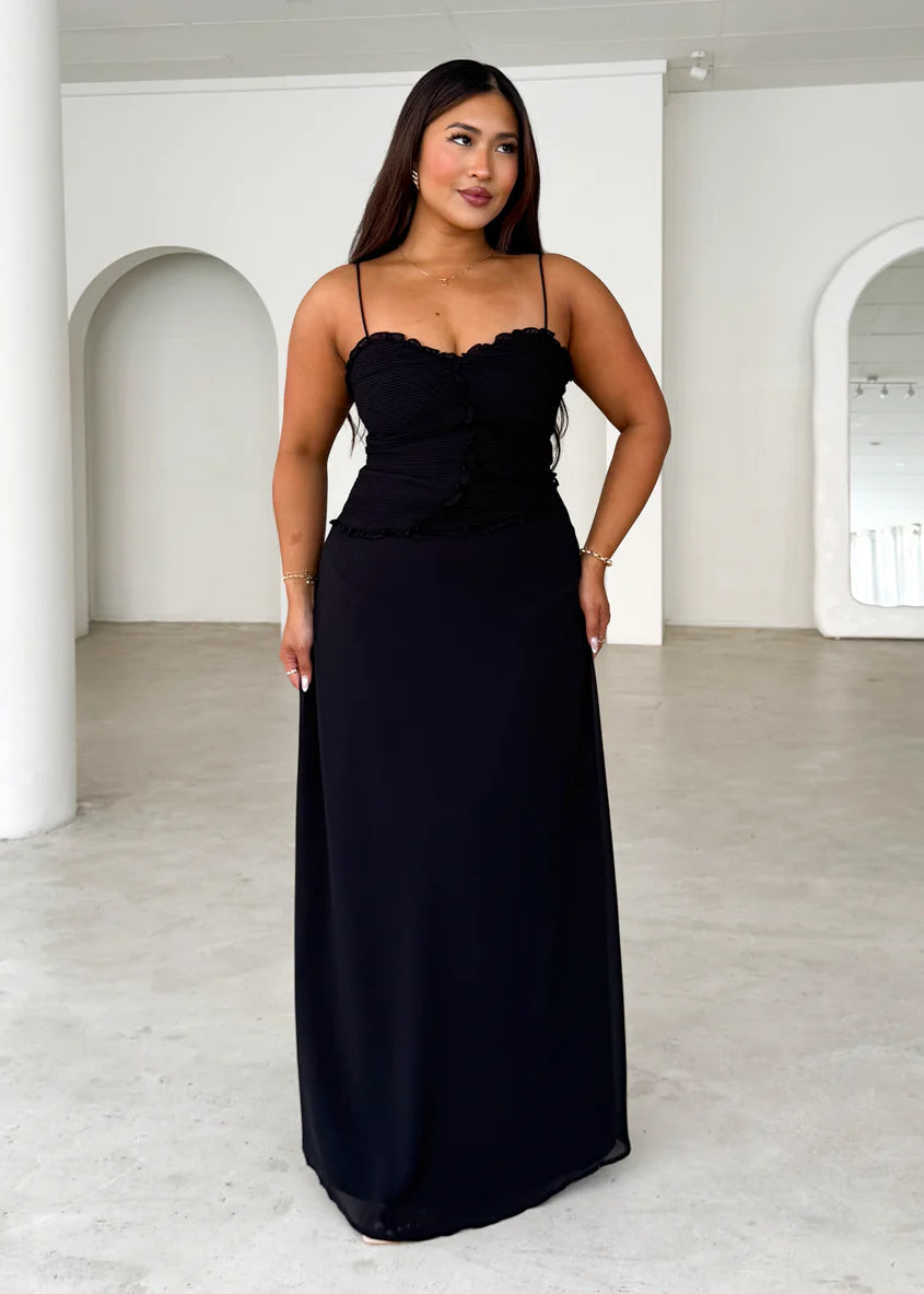 Kimmy Maxi Dress - Black