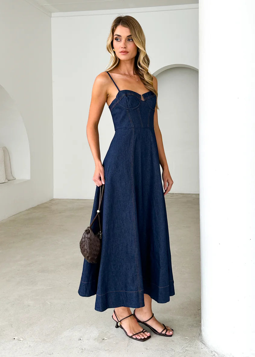 Braelynn Maxi Dress - Indigo