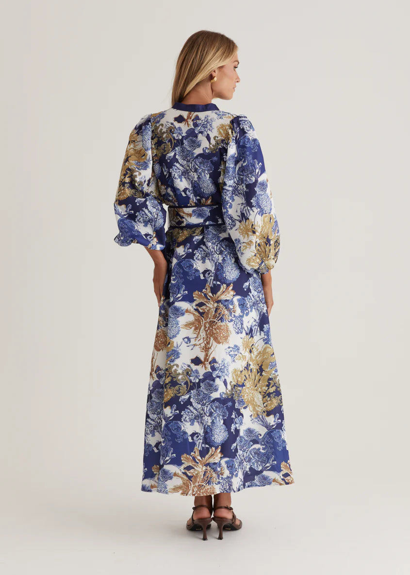 Wimsoe Midi Dress - Navy Chateau