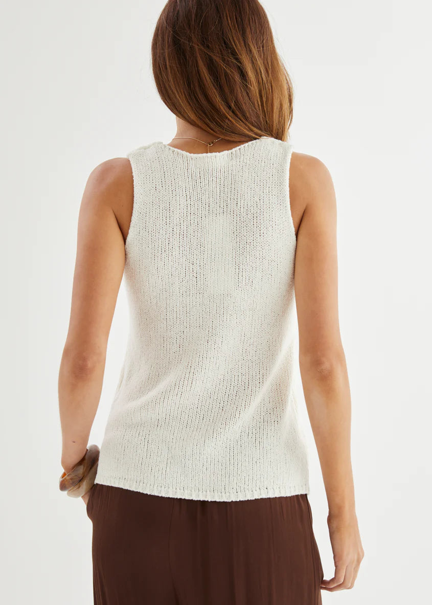 Avant Knit Top - Off White