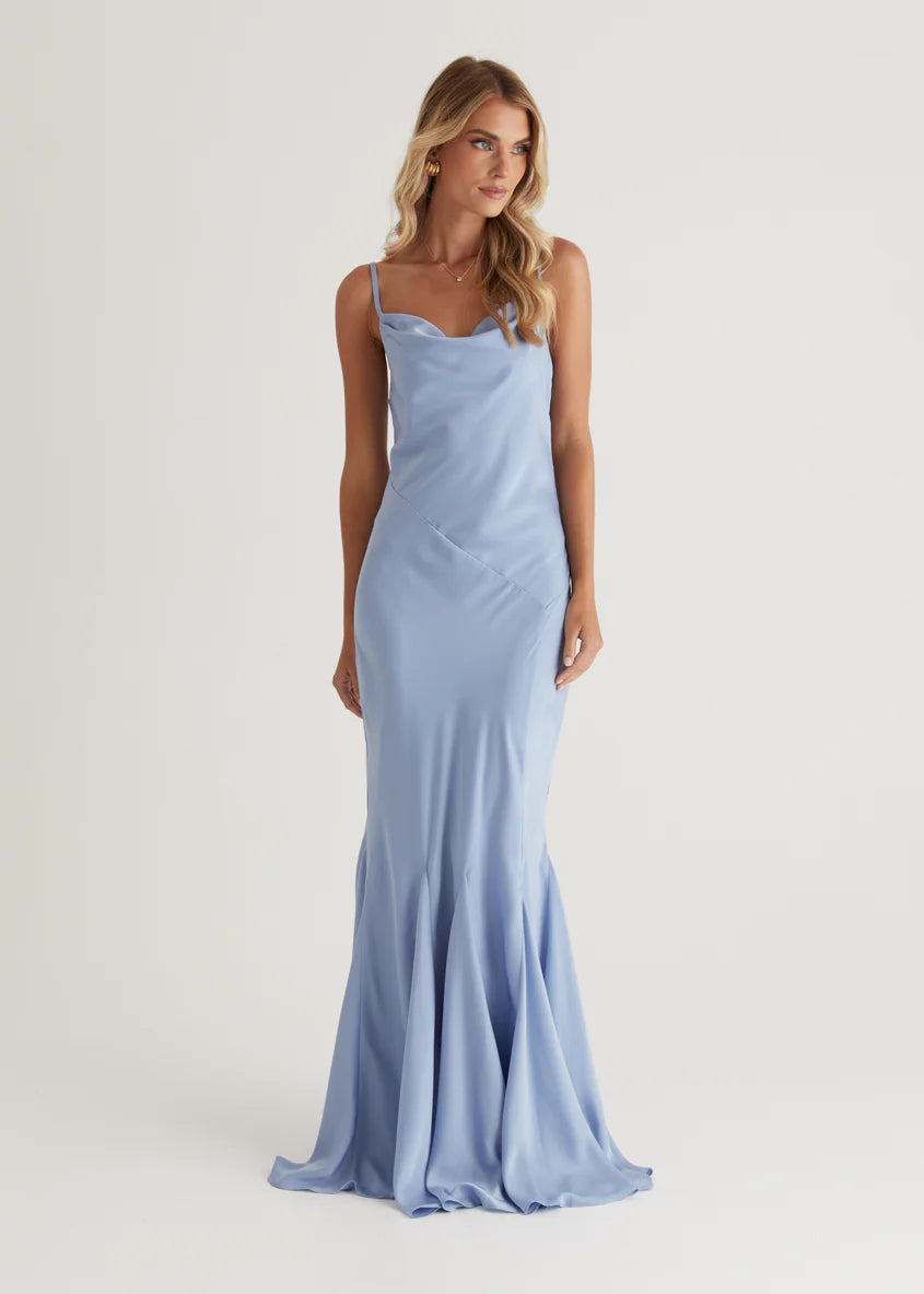 Zita Maxi Dress - Sky Blue