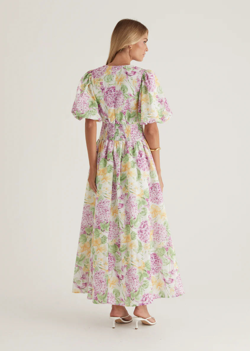 Marcelle Maxi Dress - Purple Hydrangea
