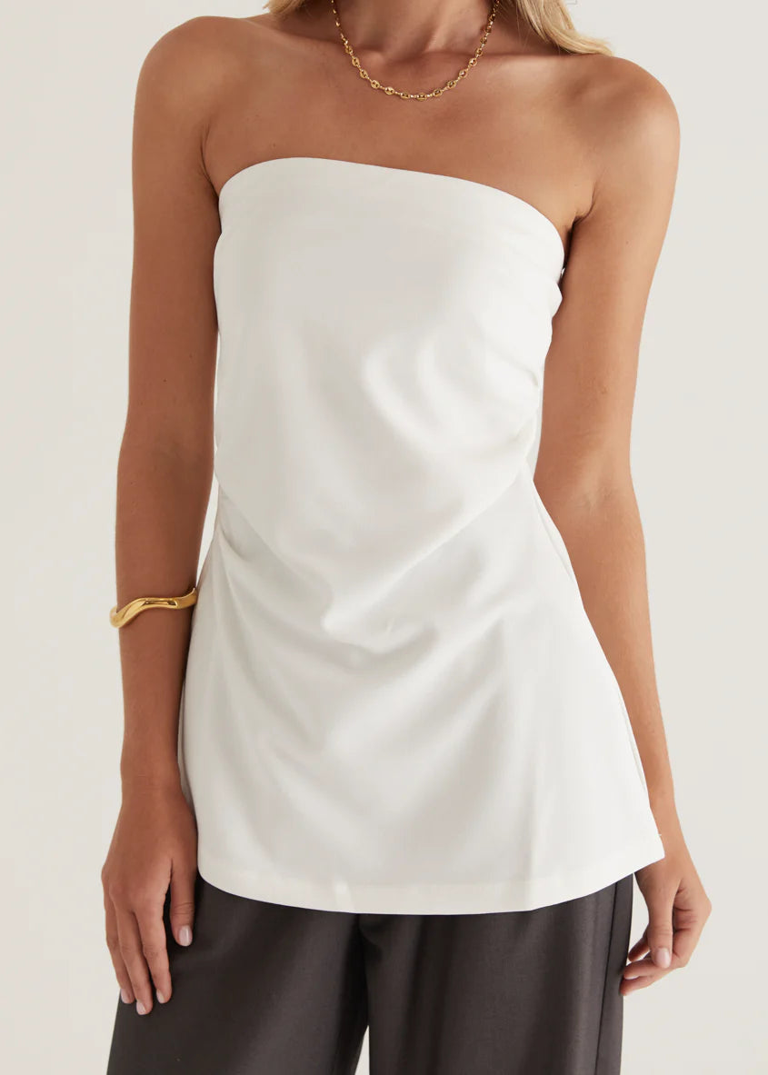 Kimili Strapless Top - Off White