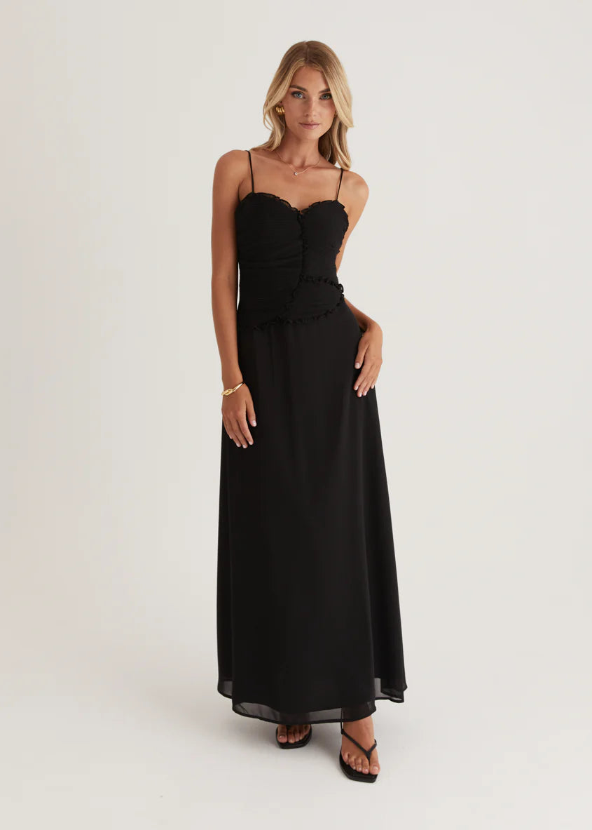 Kimmy Maxi Dress - Black