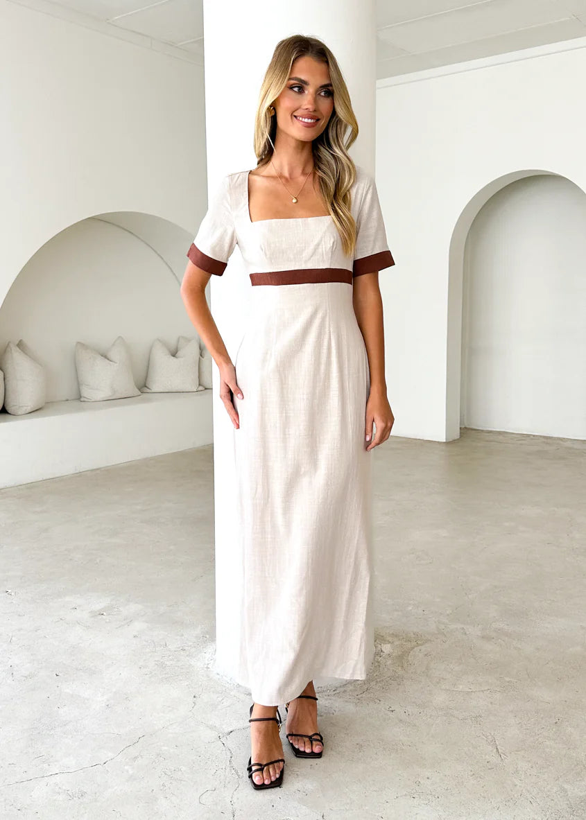 Naomi Maxi Dress - Cream