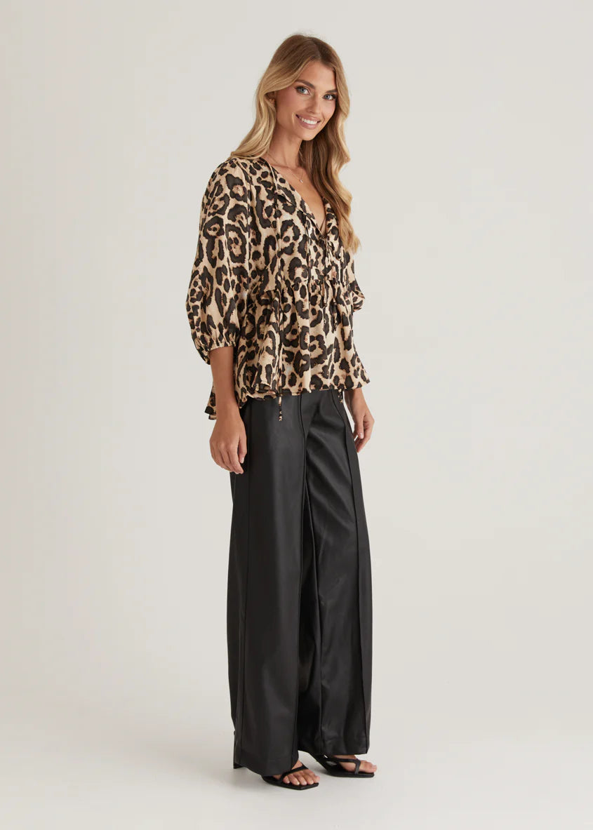 Rodeo Blouse - Leopard