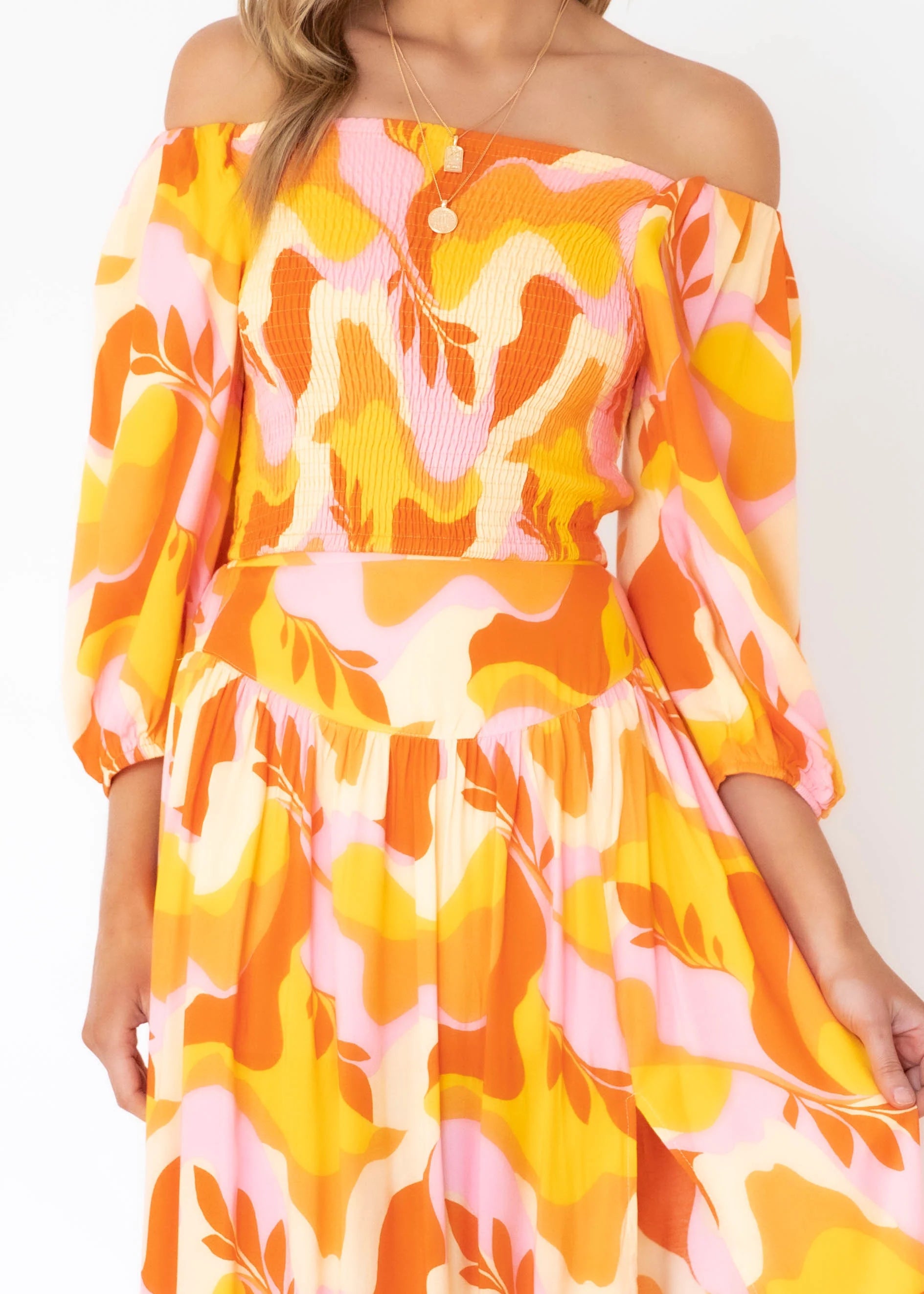 Parlo Off Shoulder Crop - Zulu