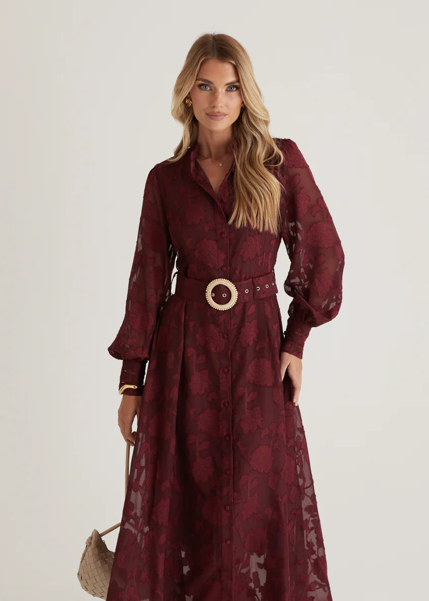 Roxi Maxi Dress - Wine